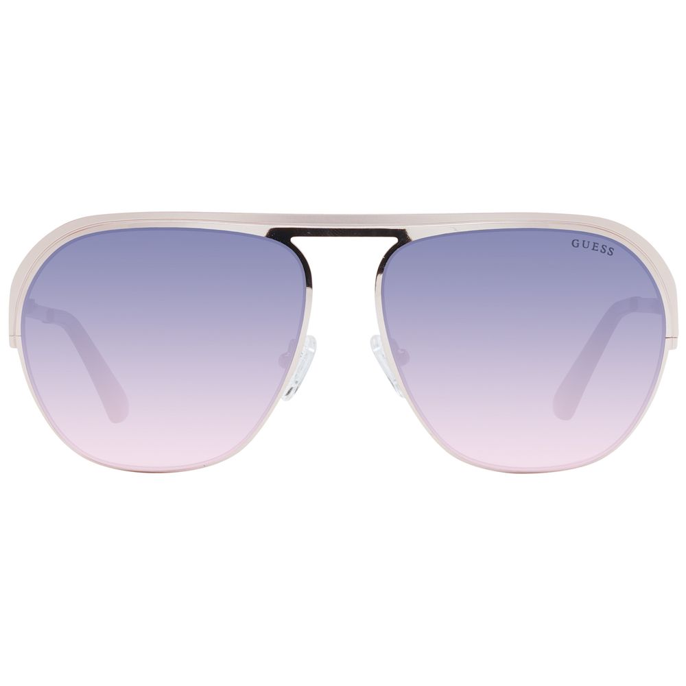 Guess Sonnenbrille aus roségoldfarbenem Metall